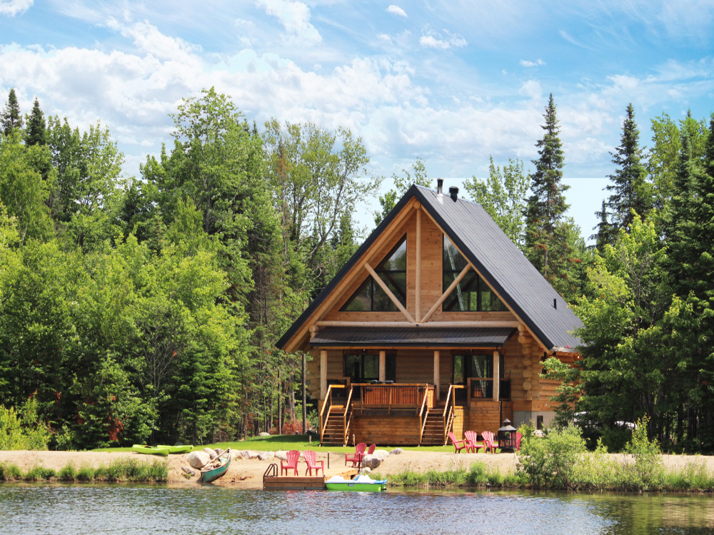 Le Légende Au Chalet En Bois Rond Cottage apartment tourist