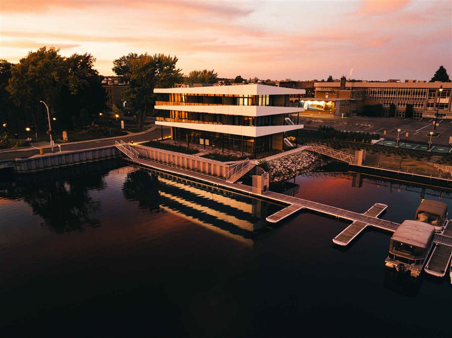 Capitainerie (&copy;La capitainerie du Lac Mégantic)