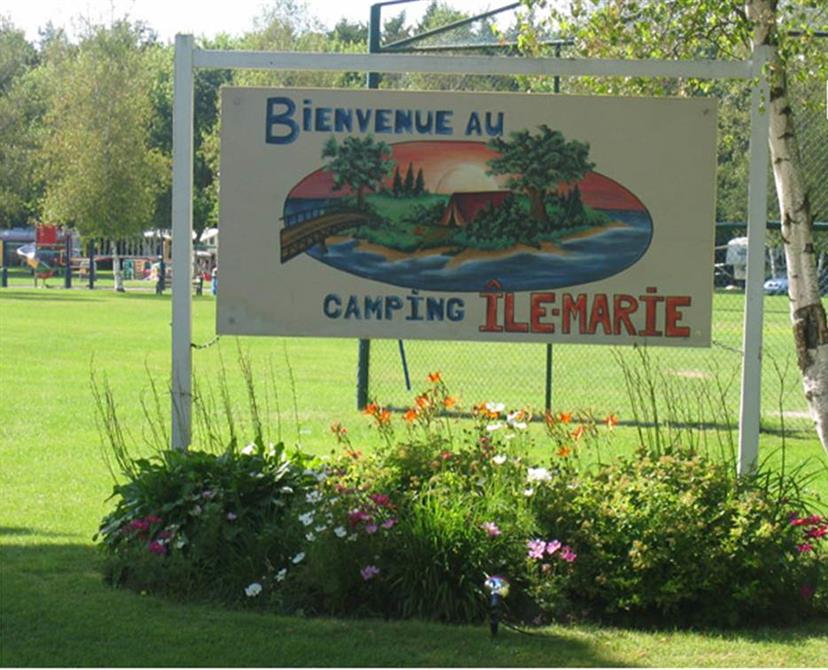 Bienvenue au camping (&copy;Camping de l'Île Marie)