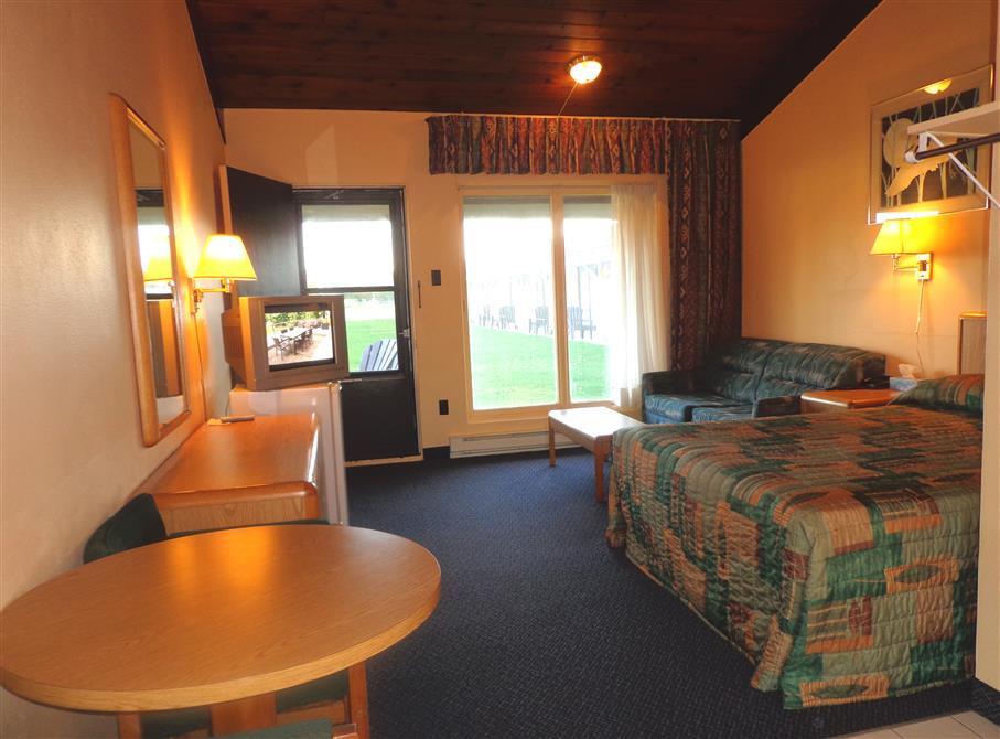 Chambre avec 1 lit Queen (&copy;Motel Bonsoir)
