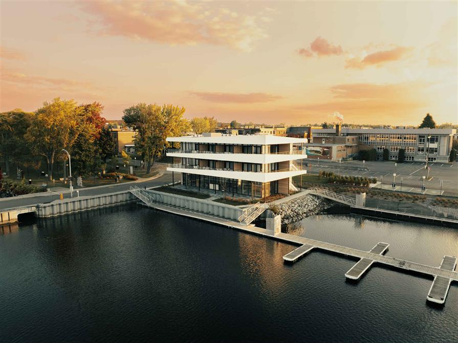 Capitainerie (&copy;La capitainerie du Lac Mégantic)