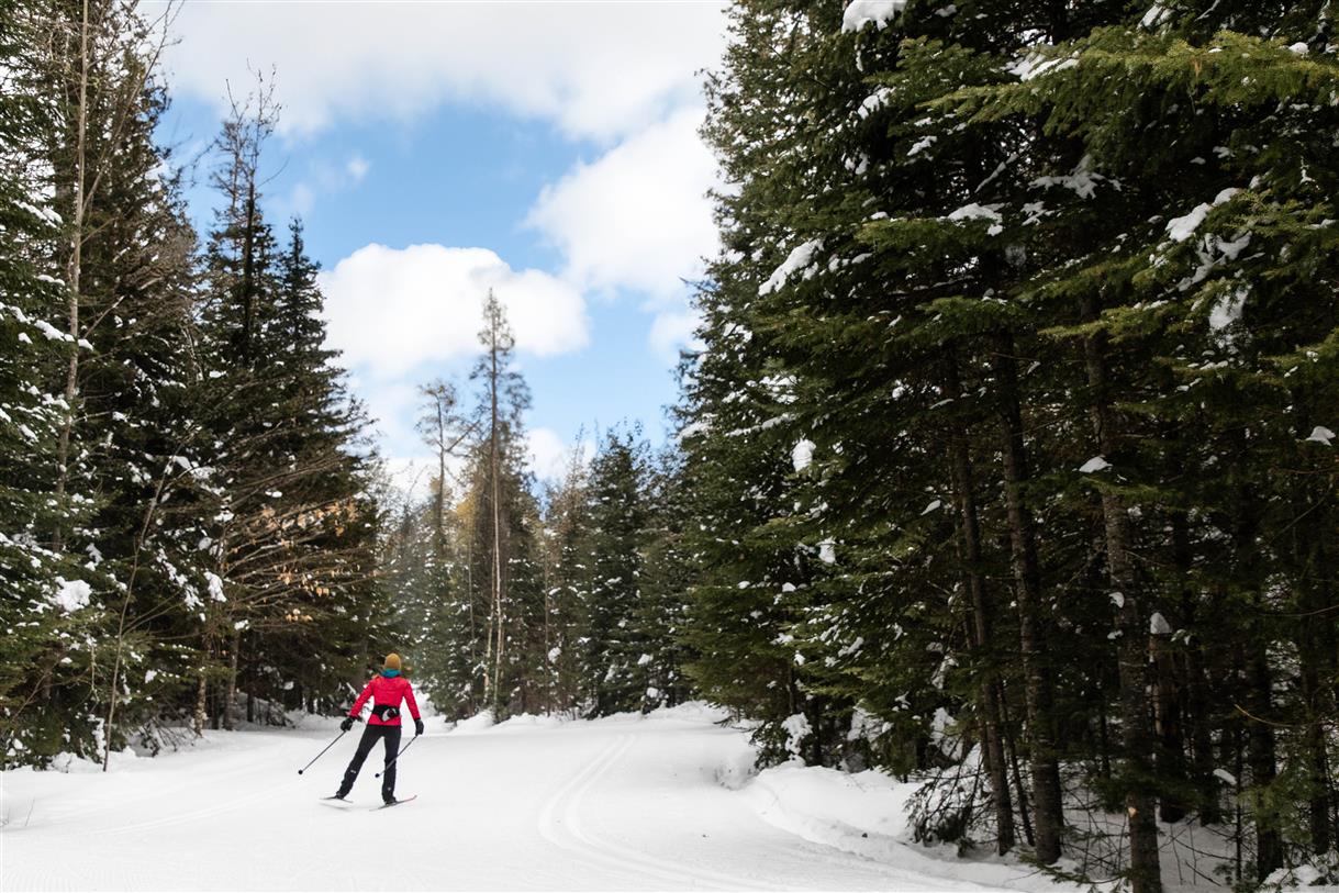 Ski de fond au parc national de la Mauricie