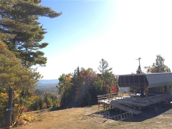 Vue du sommet principal