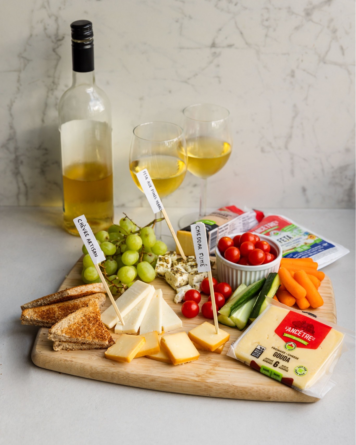 Plateau vin et fromages