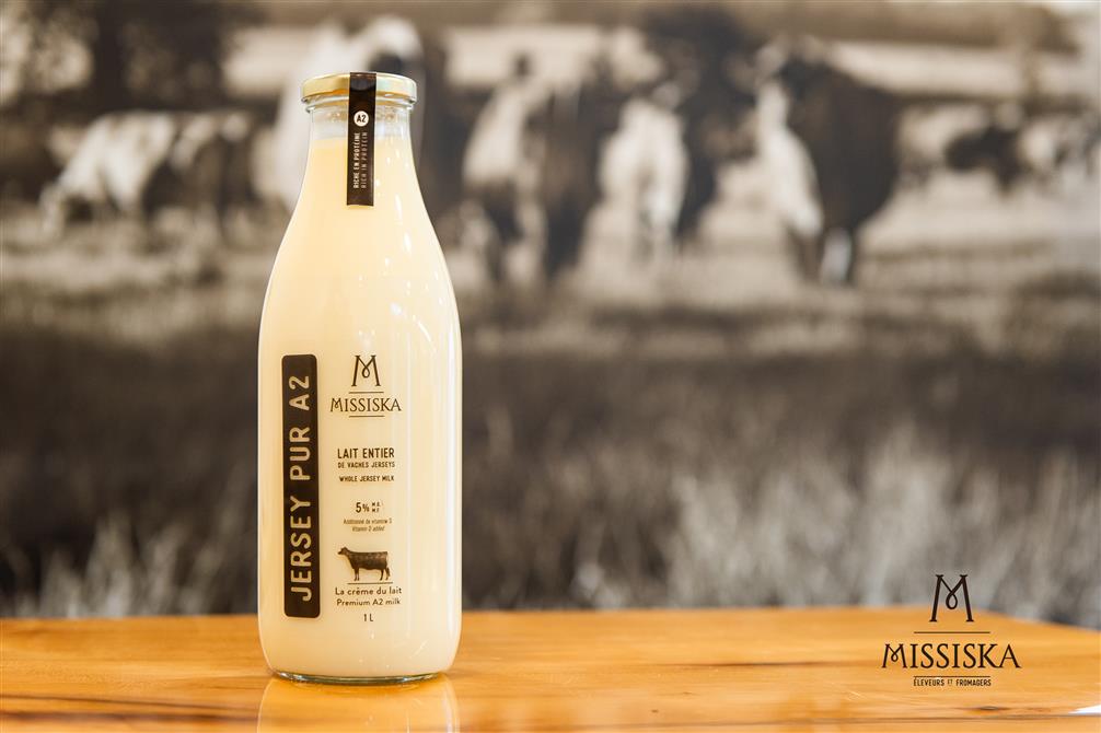 Lait Jersey Pur A2 (&copy;Fromagerie Missiska)