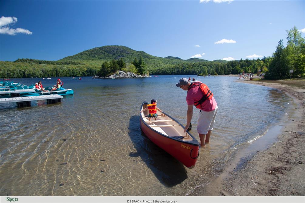 Plage Stukely (&copy;Parc national du Mont-Orford / SEPAQ)