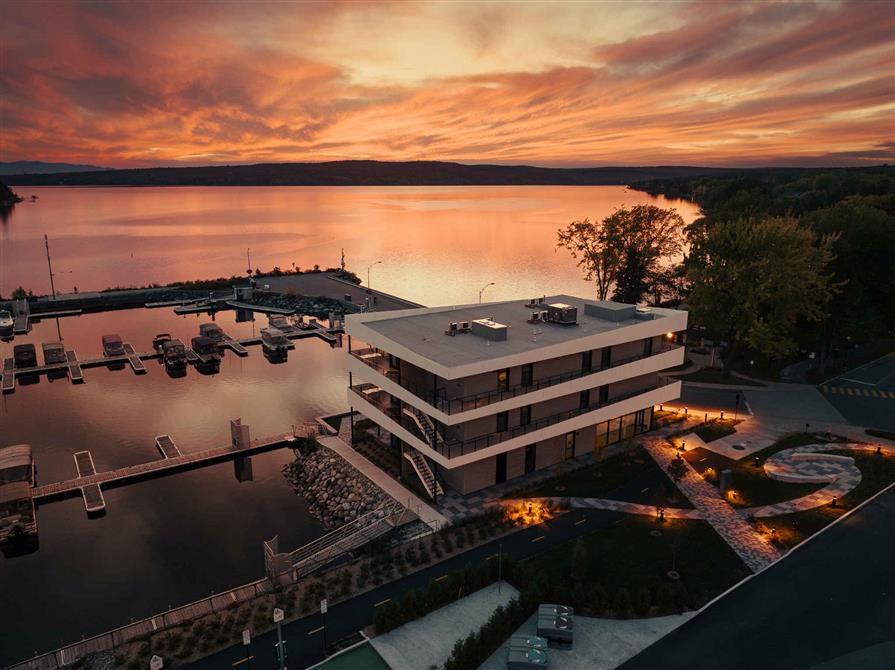 Capitainerie (&copy;La capitainerie du Lac Mégantic)