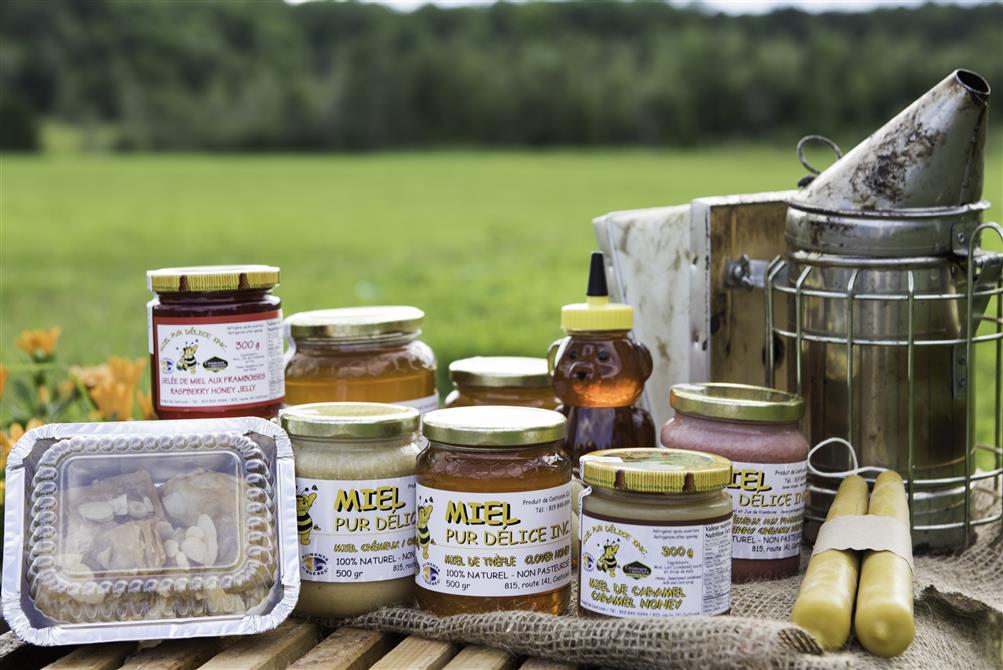 Produits artisanaux de miel (&copy;L. Proulx.)