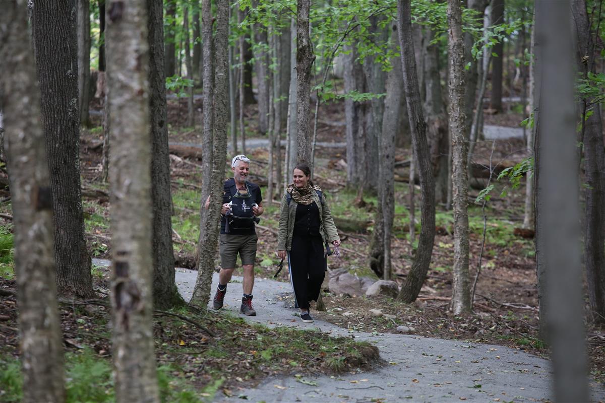 Trottinette des neiges - Parc de la Gorge de Coaticook