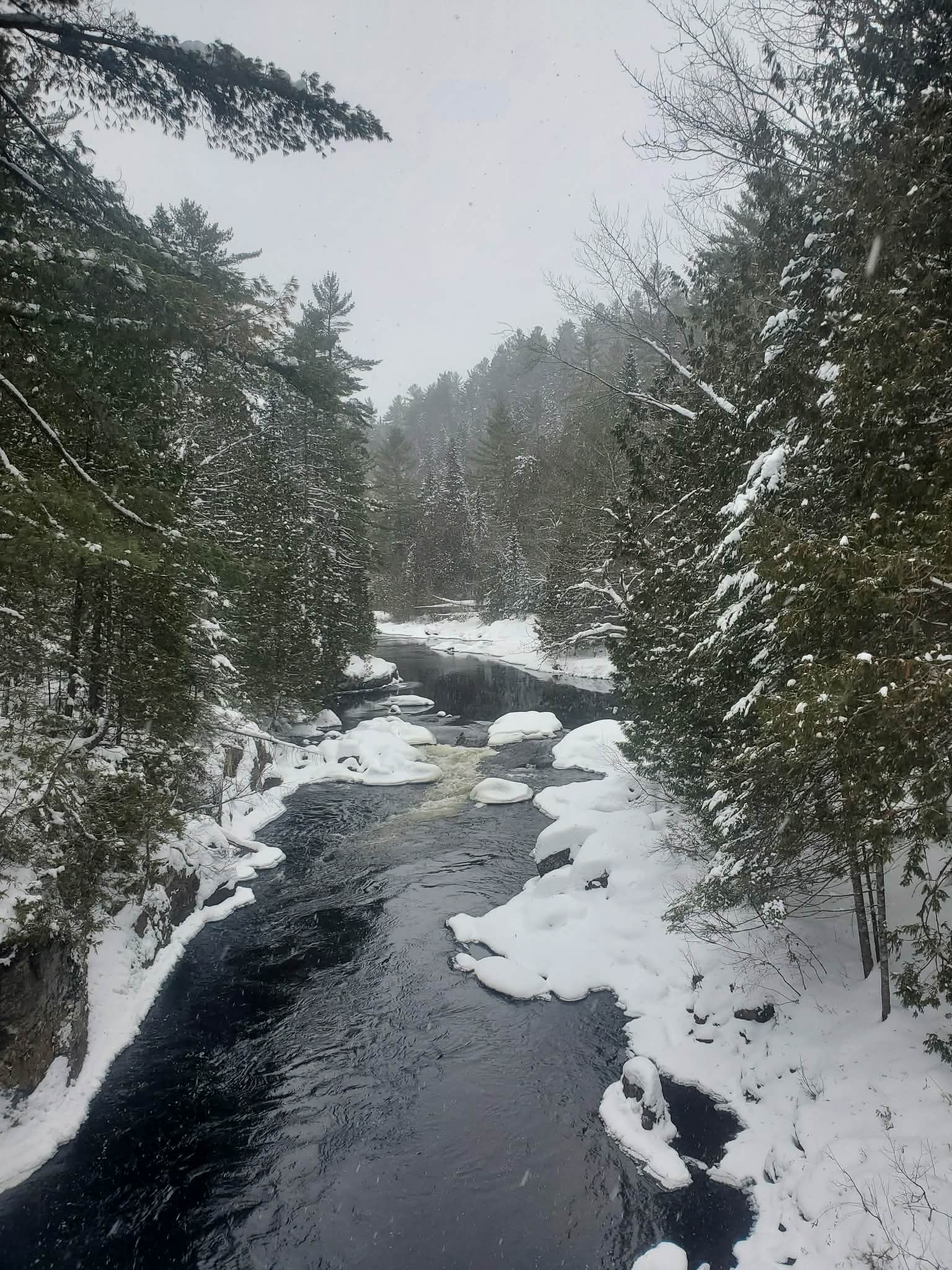 Rivière Shawinigan hiver