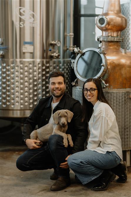 Samuel Gaudette et Vanessa Cliche (&copy;Comont - Maîtres Distillateurs)