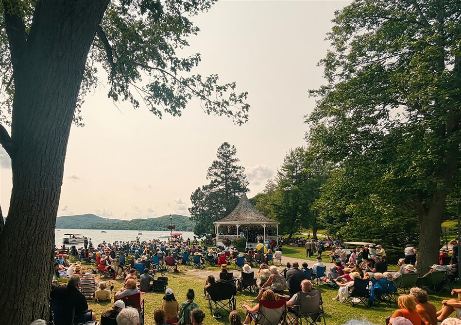 Après-midi jazz au parc Dreamland de North Hatley (&copy;Frank Scafuro)