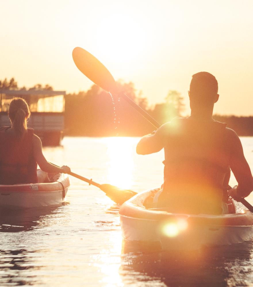 Auberge du lac taureau_Été-kayak