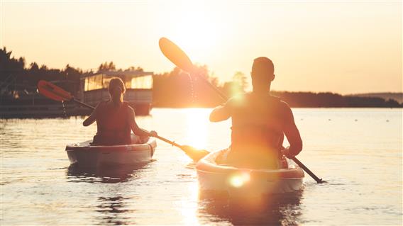 Auberge du lac taureau_Été-kayak