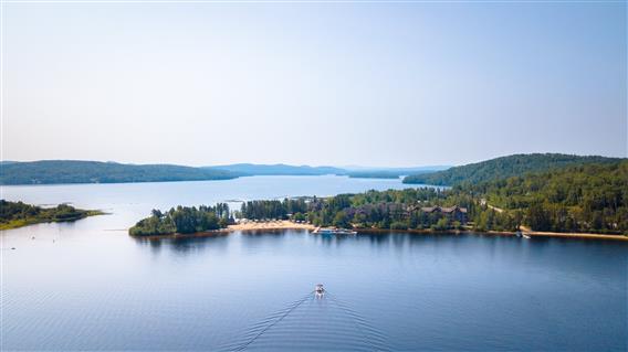 Auberge du lac taureau_Été-ponton