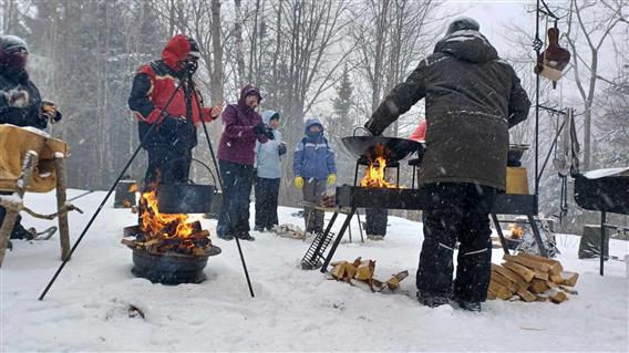 BBQ forestier