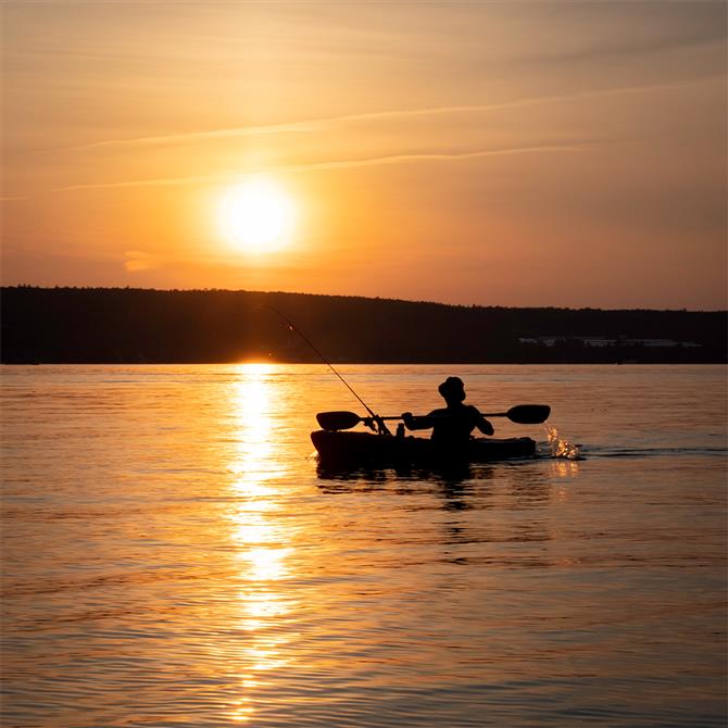 Couchés de soleil sur le lac (&copy;Camping Lac Magog)