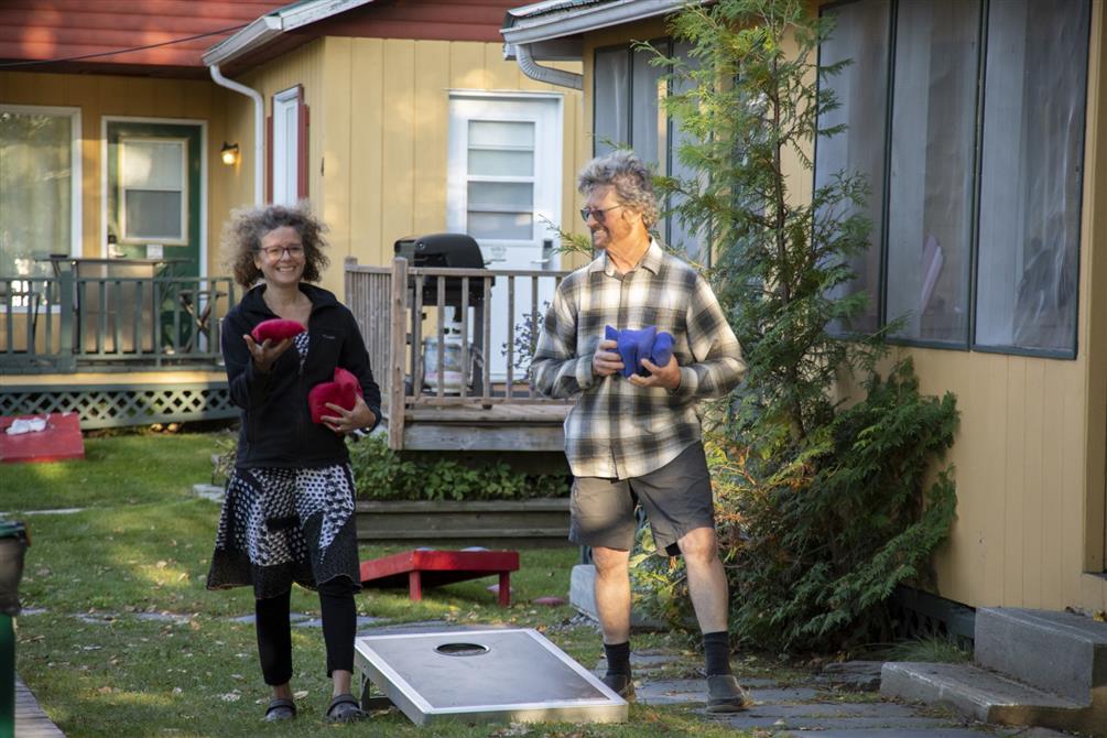 Des jeux sur place pour vous divertir (&copy;Auberge et chalets sur le Lac)