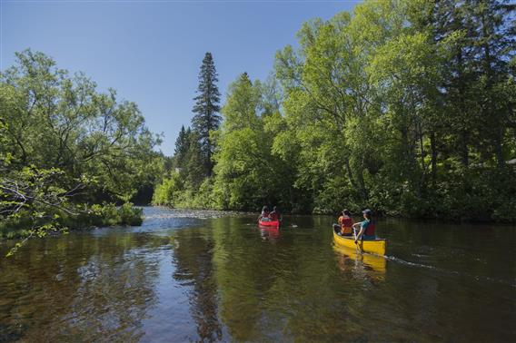 Au Canot Volant - Canot en rivière, Lanaudière