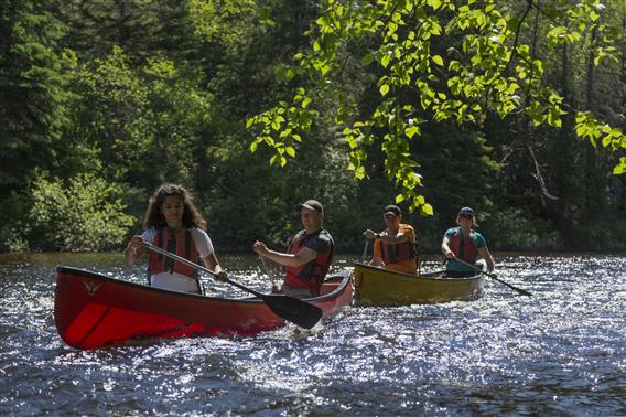 Au Canot Volant - Canot en rivière, Lanaudière