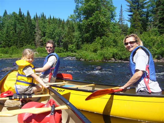 Au Canot Volant - Canot en rivière famille, Lanaudière