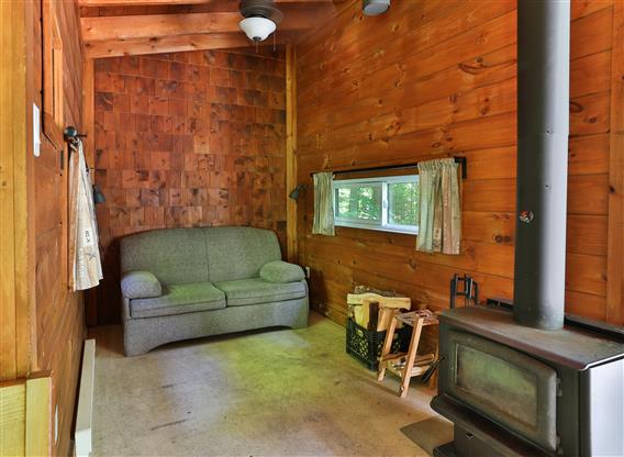 Chalets Lanaudière - Cabane Écorce - séjour