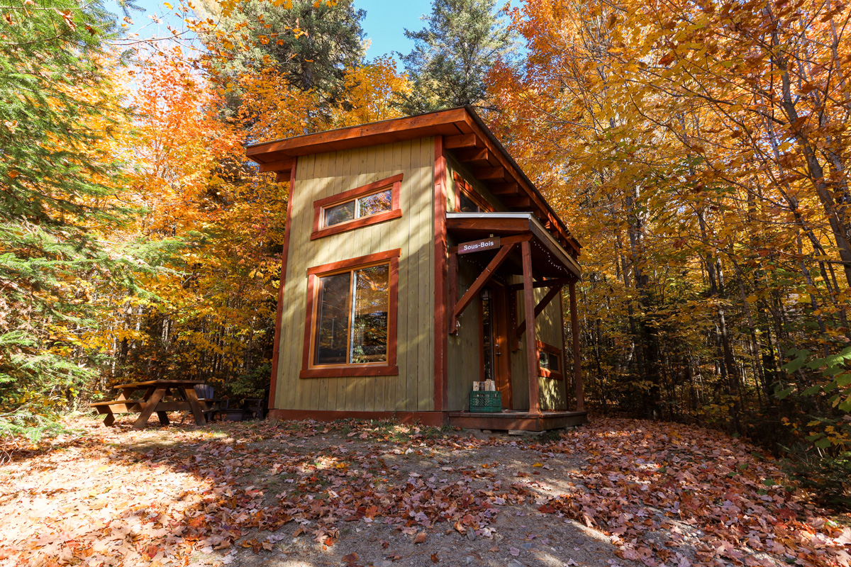 Chalets Lanaudière - cabane Sous-bois
