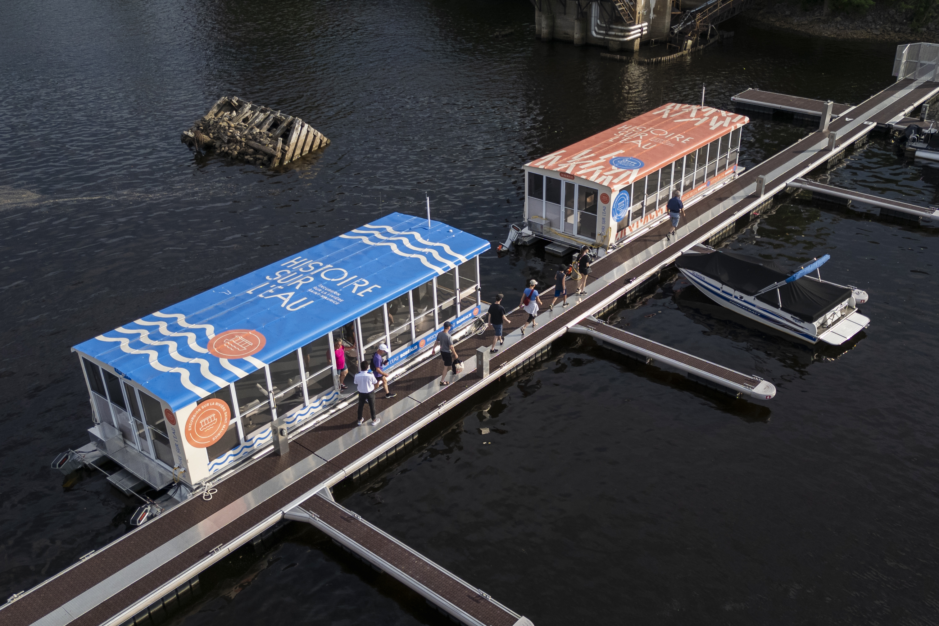 Croisière Histoire sur l'eau musée Boréalis
