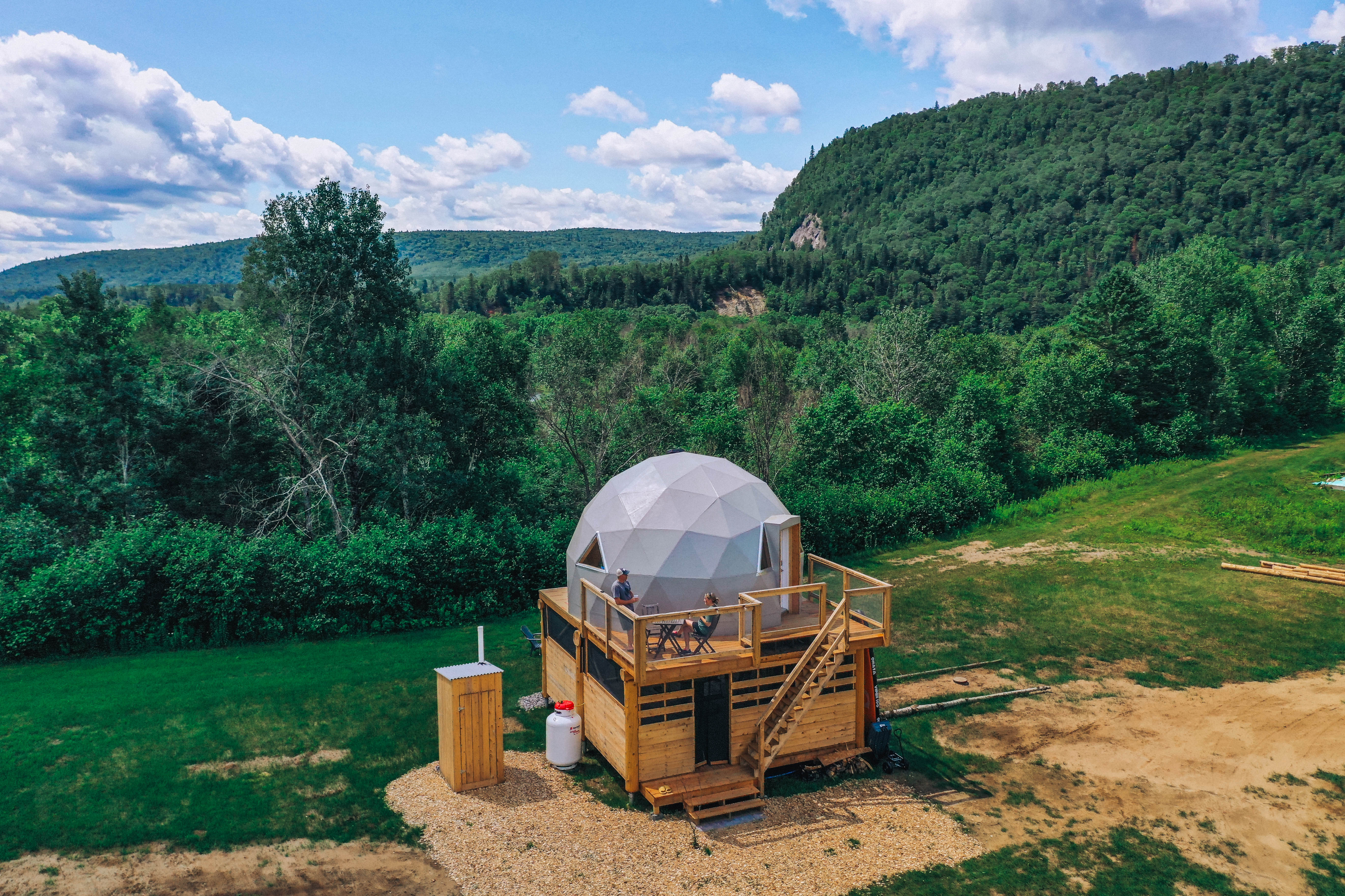 Dôme, prêt-à-camper