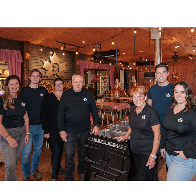 Famille Bernard (&copy;Érablière bernard)