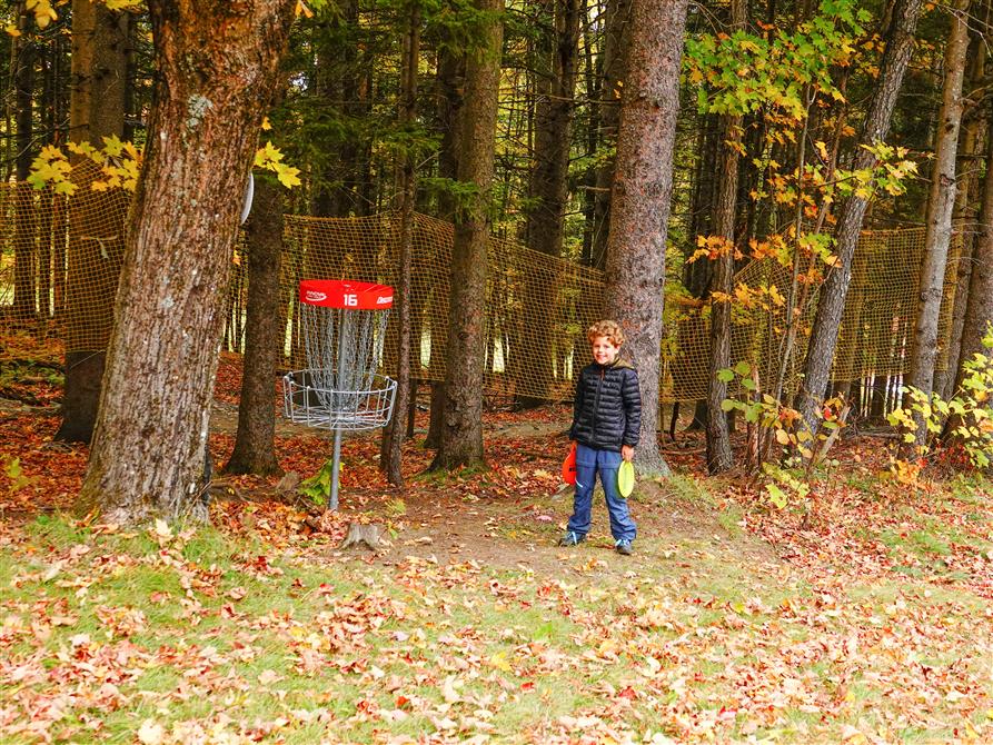 Disque-golf (&copy;Jocelyne Trudeau)