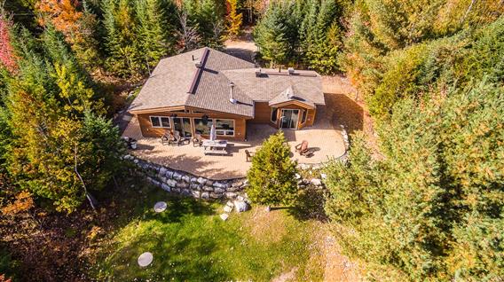 Chalet des Trefles - vue aérienne