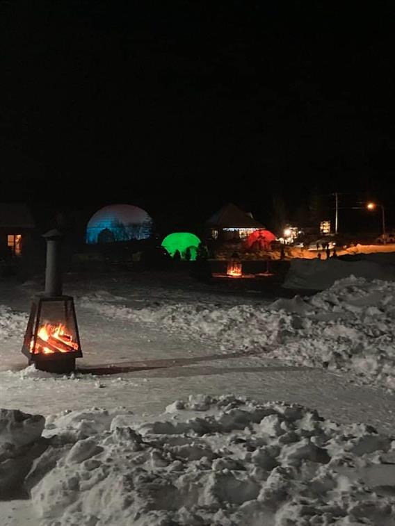 Saint-Zénon sur glace - Nuit