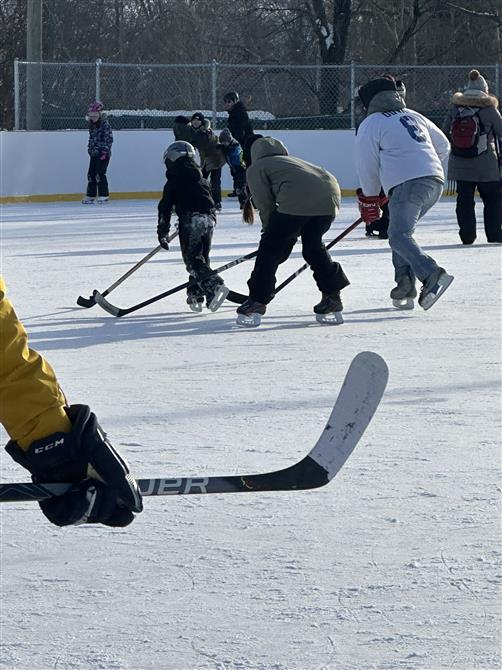 Patinoire (&copy;Municipalité d'Eastman)