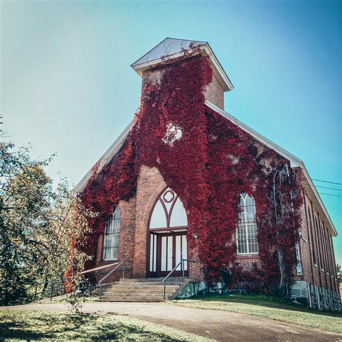 Eglise United automne  (&copy;Ville de Waterloo)