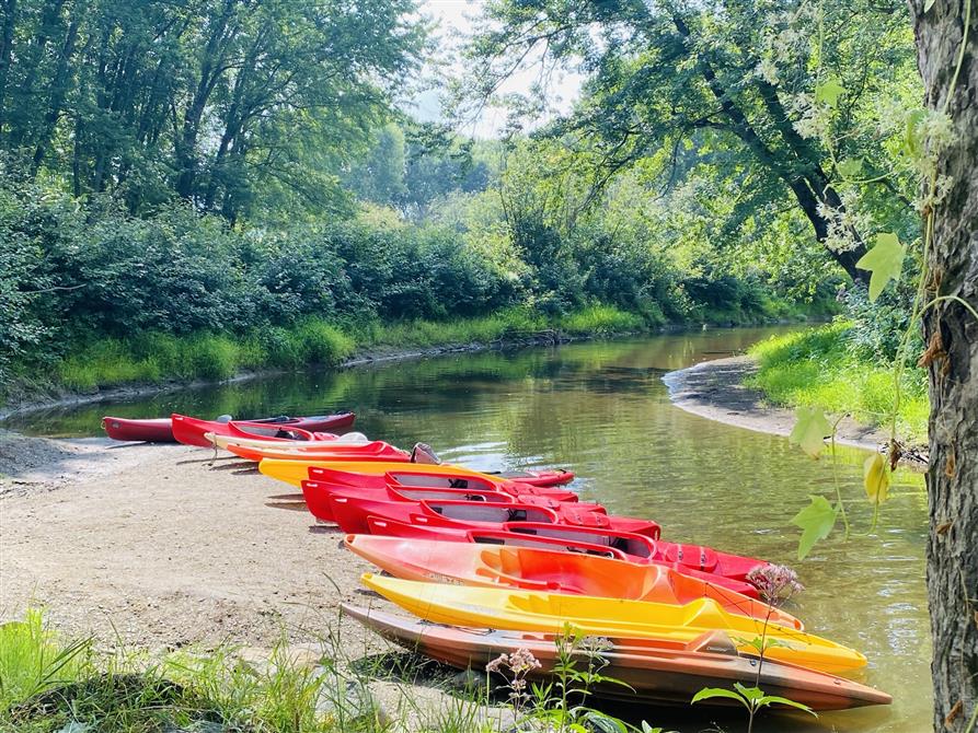 excursion en kayak et canoe - SUTTON - ESTRIE -rivière Missisquoi (&copy;Canoë & Co. - Location canot et kayak)