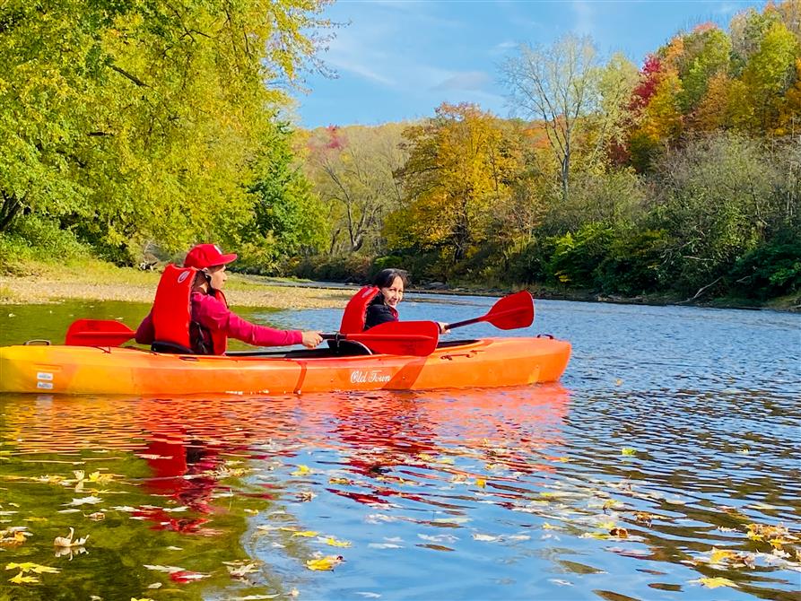 excursion en kayak et canoe - SUTTON - ESTRIE -rivière Missisquoi (&copy;Canoë & Co. - Location canot et kayak)