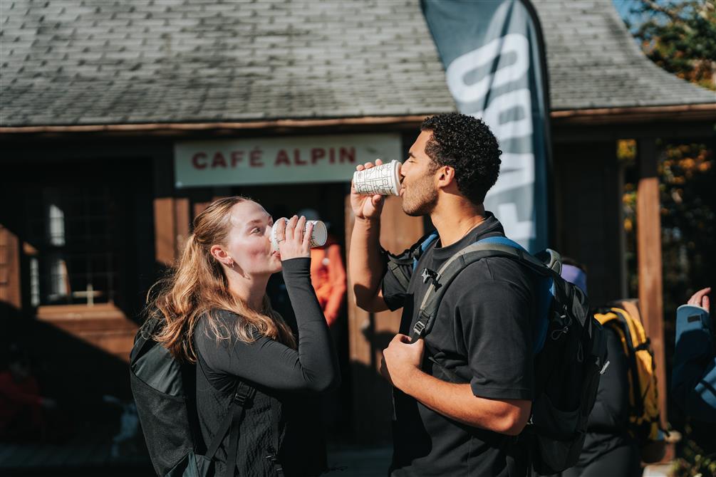 Café Alpin au sommet (&copy;Mont-Orford)