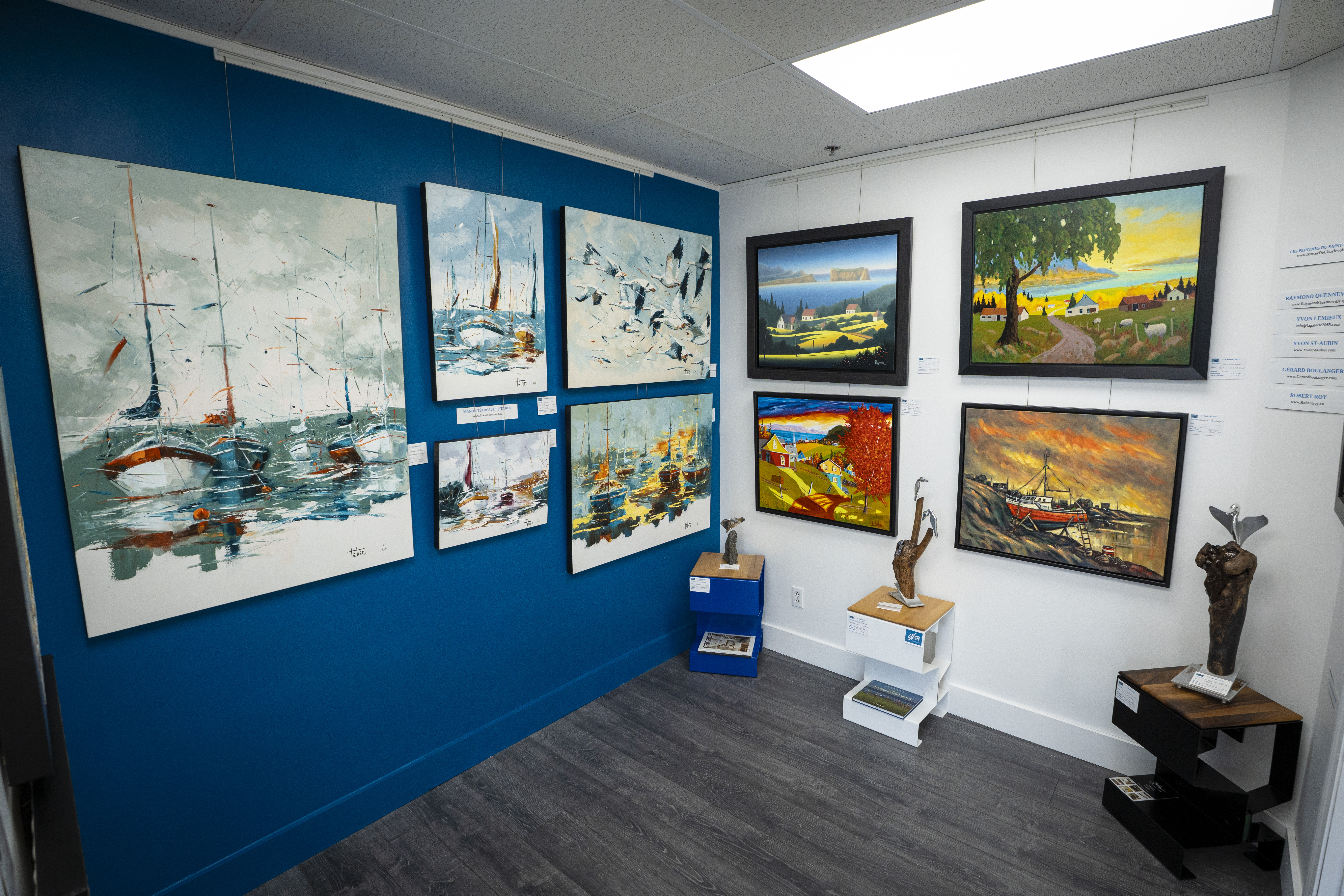 LA Galerie 2065_5.ManonTétreault.LesPeintresduSaint-Laurent.JacquesBrochuSculpteurJPG
