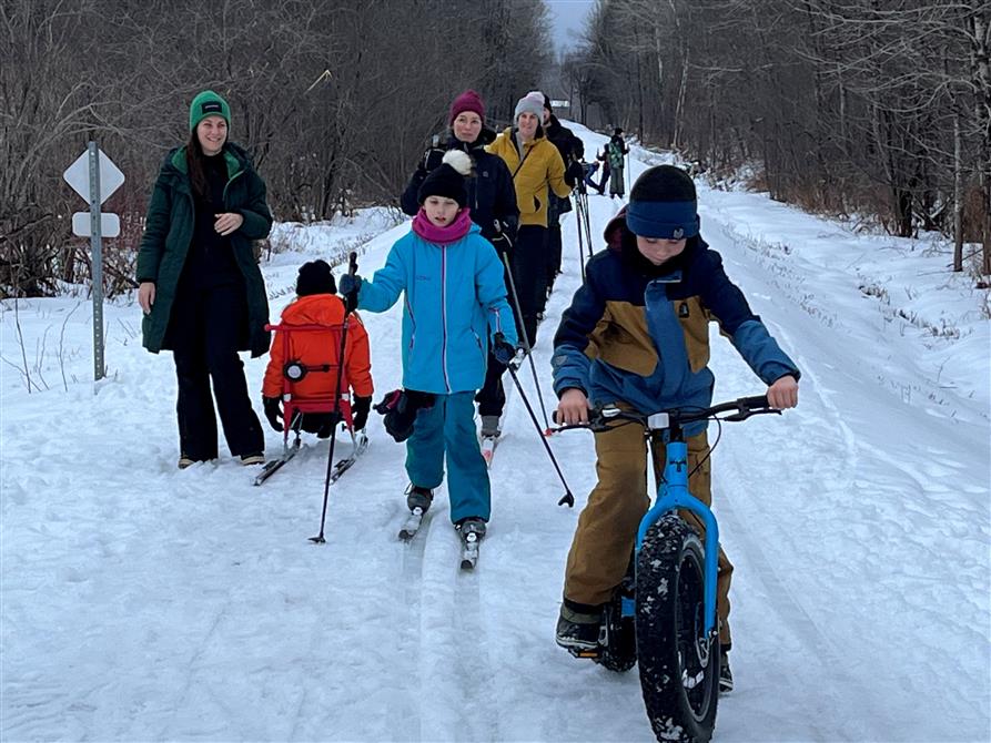 Plaisirs d'hiver - fatbike (&copy;Municipalité d'Eastman)