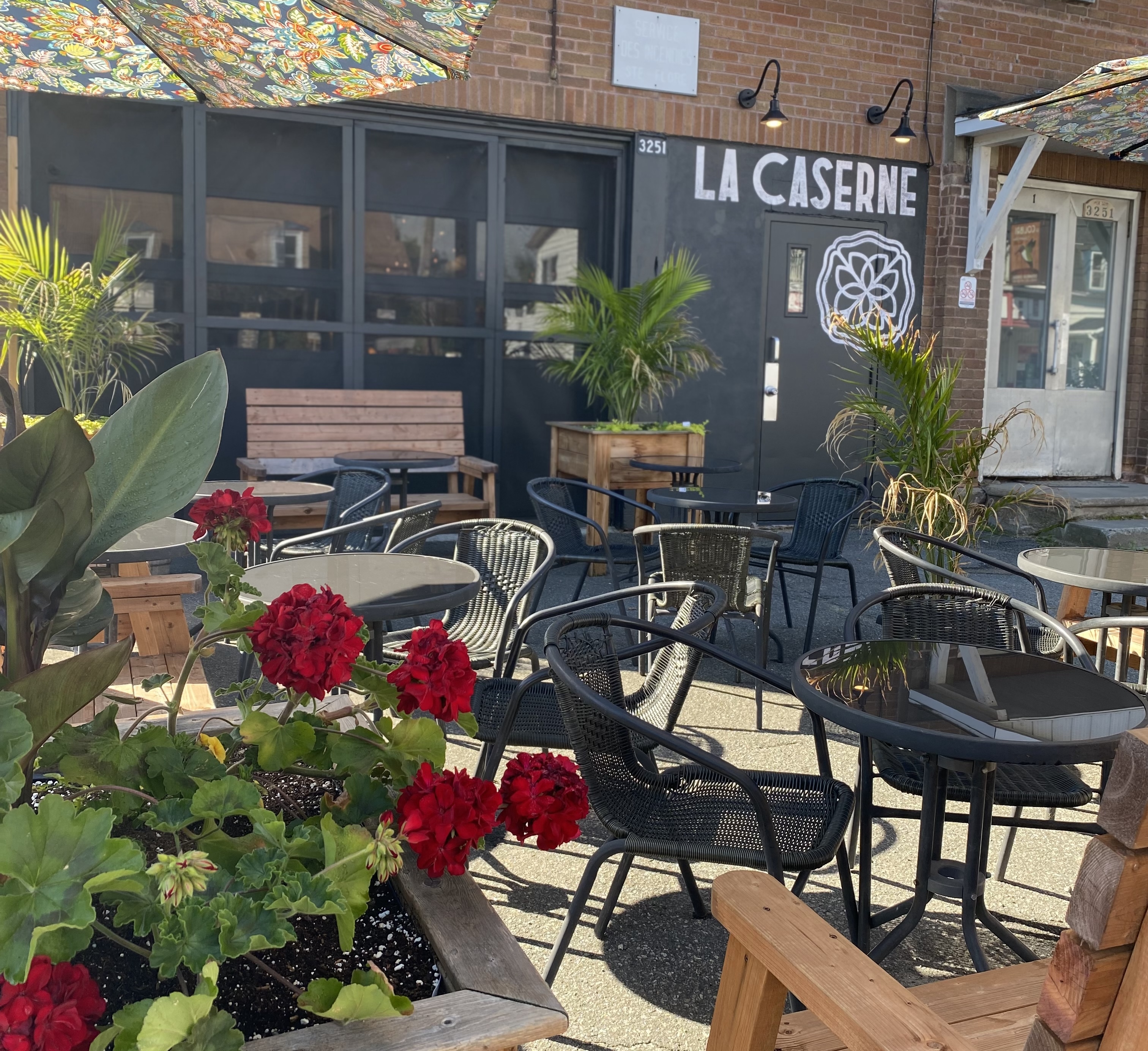 Belle terrasse ensoleillée