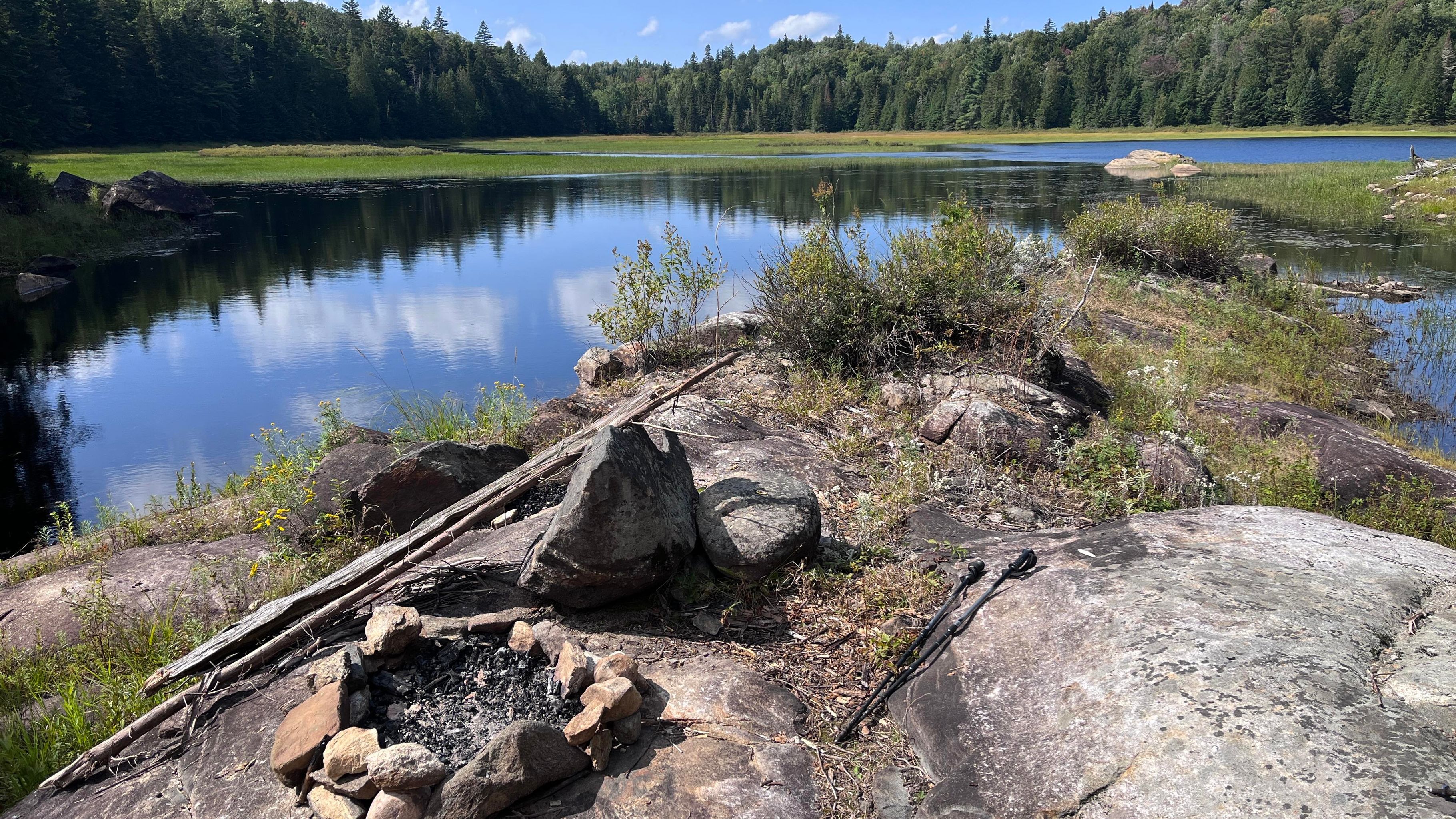 Lac à Foin Sentier national de la Mauricie -trappeur