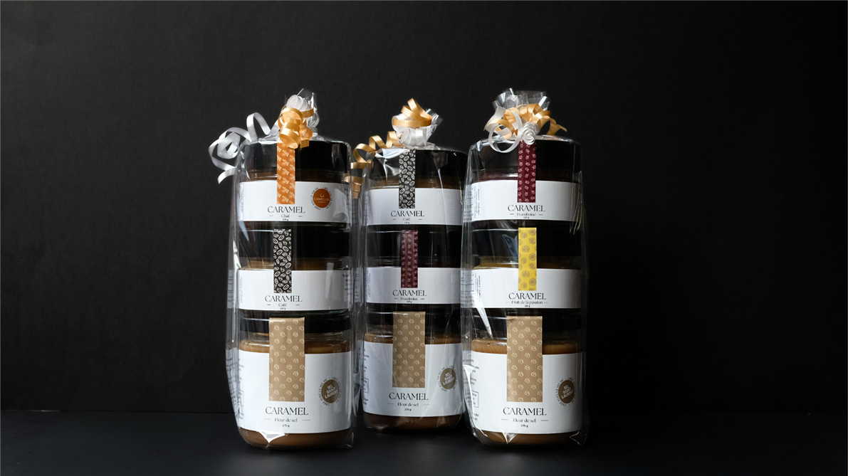 Le cadeau idéal : trio de caramels maison (&copy;Alex Roy Jacques)