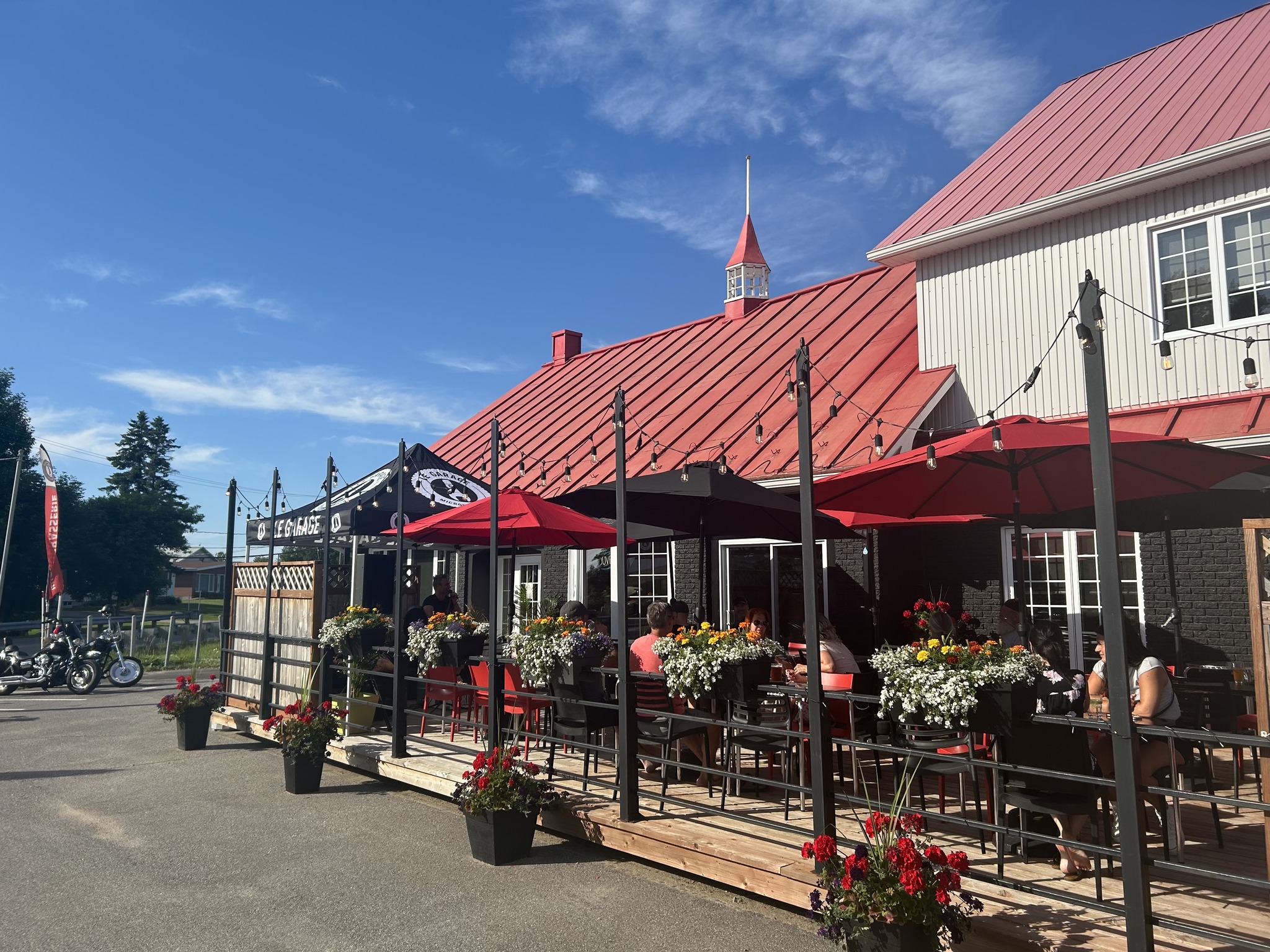 Microbrasserie le garage- Terrasse