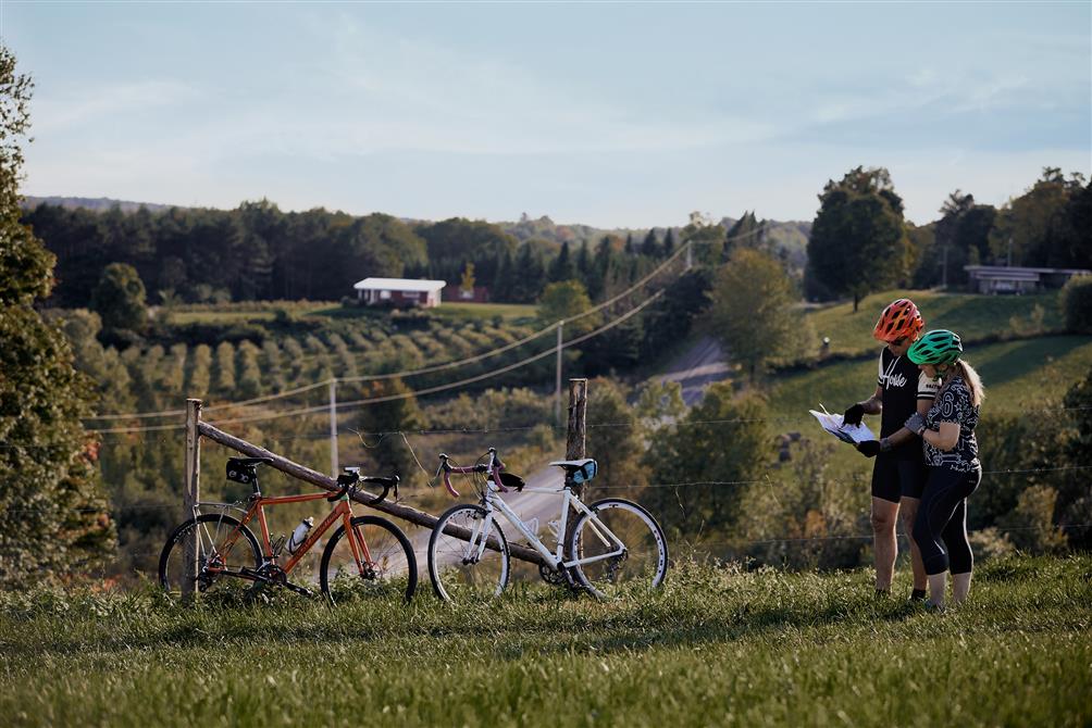 À vélo sur La Route des vins Brome-Missisquoi (&copy;Philippe Tessier-Payette)
