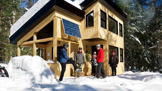 Hébergement chalet, fatbike, Lanaudière