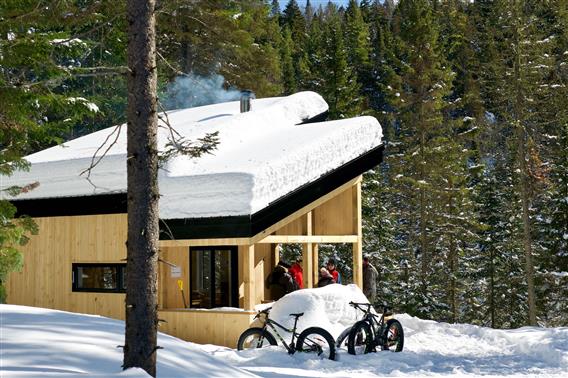 Hébergement chalet, fatbike, Lanaudière