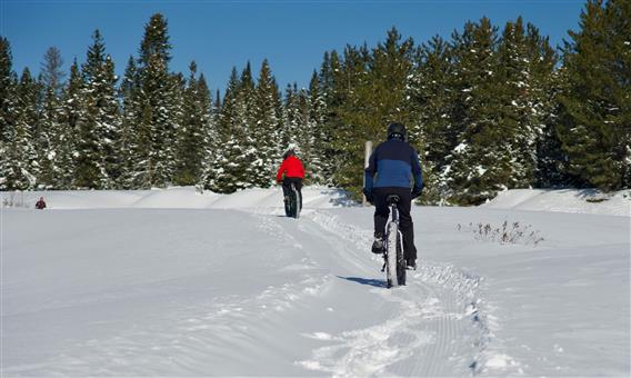 Fatbike en sentier, Lanaudière