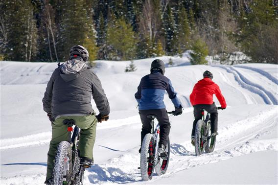 Fatbike en sentier, Lanaudière