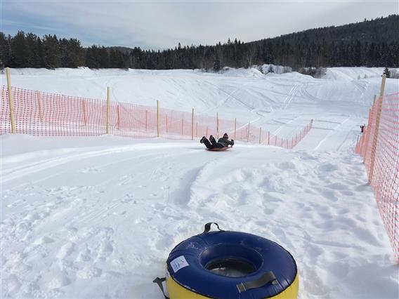 Glissade sur tube, Lanaudière